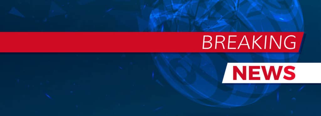Picture of break news sign