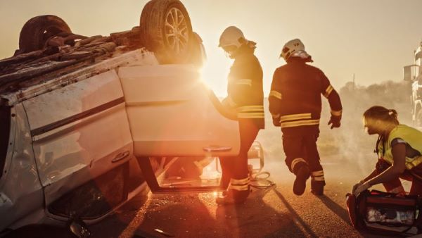 Concept photo: A TX driver was cited over an I-70 car crash